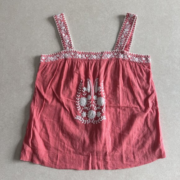 RARE Coral Embroidered Tank ASO Princess Protection Program - Picture 2 of 5